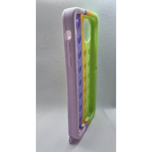 Pop It Phone Case iPhone 11 Pro Max Fidget Bubble Reliever Multicolor New - Picture 5 of 7